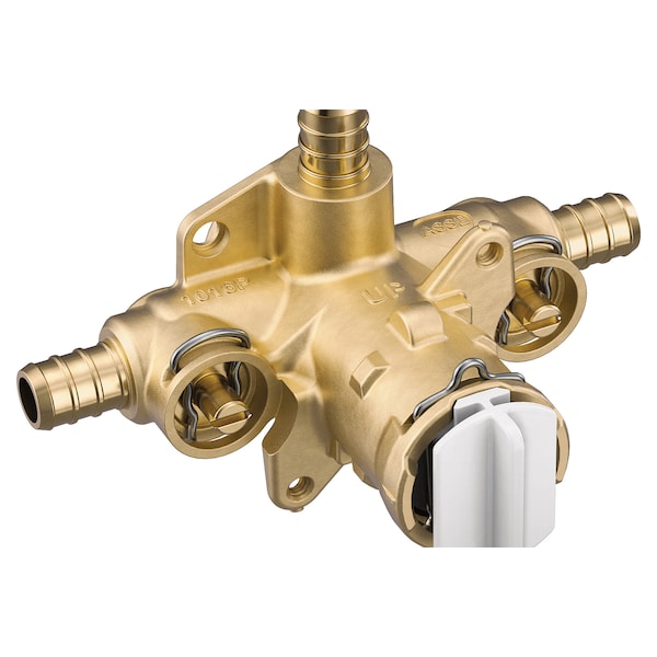 Posi-Temp(R) 1/2" Crimp Ring Pex Connection w/Pressure Balancing